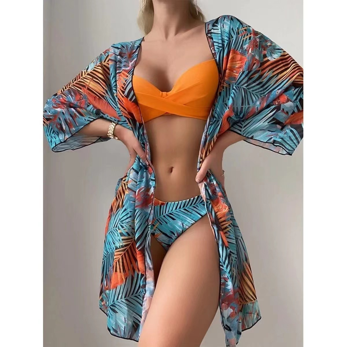 

Swim Wear 2023 swimsuit three piece suit women s bikini split bikin 230420