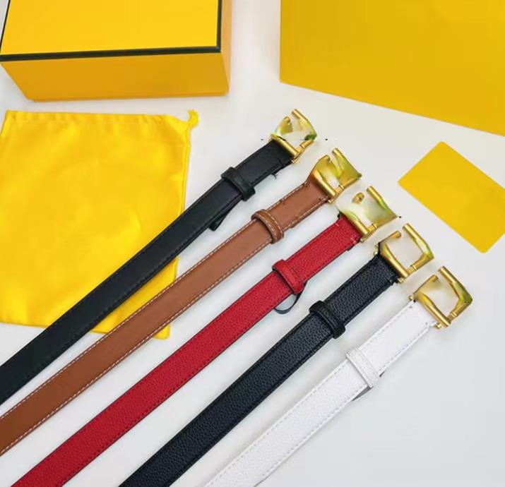 

Quality Women's Cowhide Belt Letter Smooth Buckle Simple Casual All-Match Fashion Personality Skirt Belts, Aspic