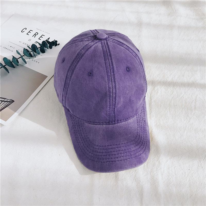 

Wide Brim Hats Washable Solid Color Curved Dome Caps Visors Sunhats Vintage Style Women Men