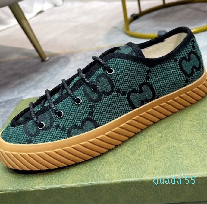 

dress shoes Sneaker Designers Canvas Casual Shoe Women Men Shoes Ace Rubber Sole Embroidered Beige Washed Jacquard Denim Fashion Classic 07