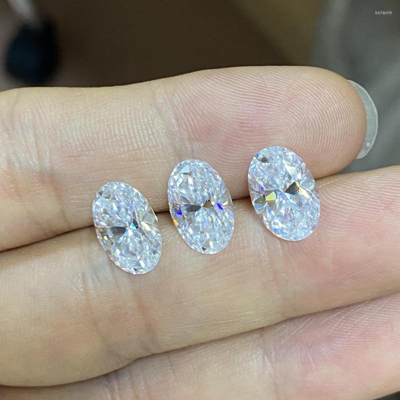 

Loose Diamonds Oval Cut Moissanite 8x12mm 4.5 Carats GRA Lab Created Diamond For Ring's Material Gemstone