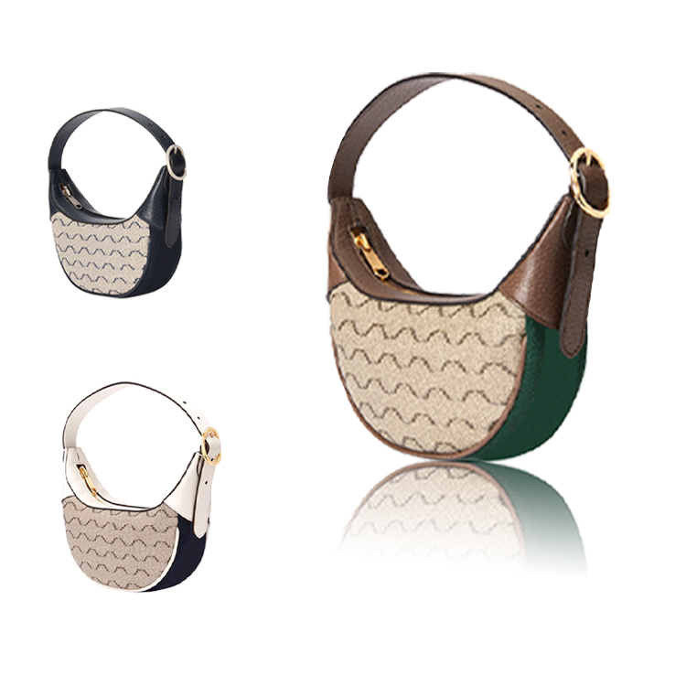 

travel Ophidia Women's mens Half moon bag Double G tote Luxury Designer evening Bag nylon crossbody clutch bags fashion handbag underarm zipper purse Shoulder Bags