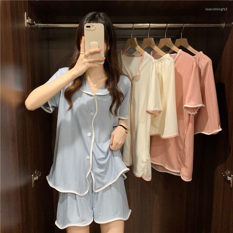 

Women's Sleepwear Set Woman 2 Pieces Women's Pajamas Home Clothes Clothing Female Summer Dress Sexy Groups Of Pant Sets In Dresses, Picture style