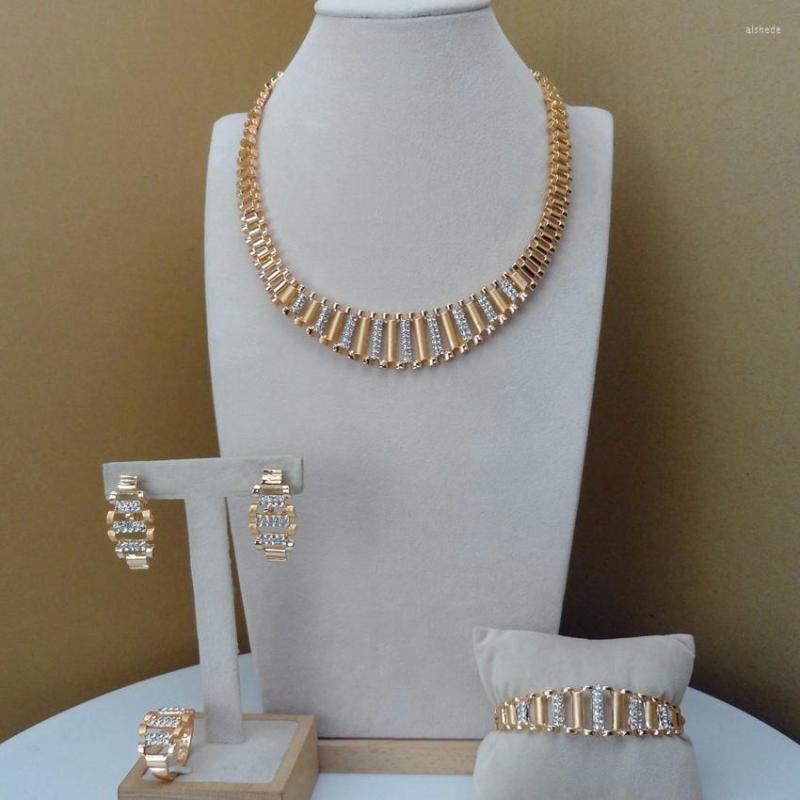 

Necklace Earrings Set Yuminglai Elegant Design African Women FHK8445, Picture shown