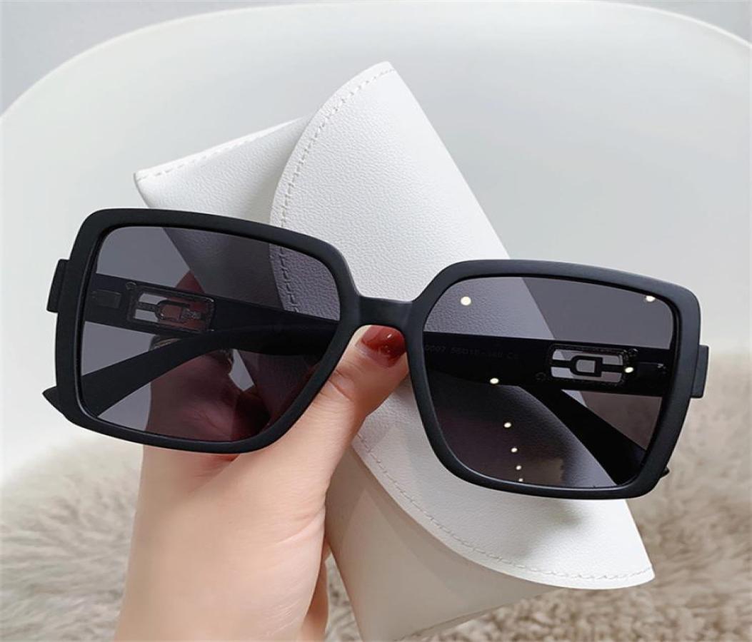 

Large Frame Frosted Sunglasses Fashion Trend Women Square Sun Glasses 2022 New2617426