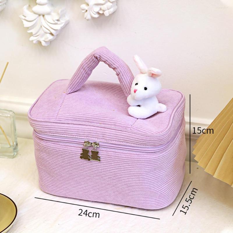 

Cosmetic Bags Makeup Case Practical Sturdy Handle Multipurpose Fashion Accessories Bag Toiletries Organizer, Blue