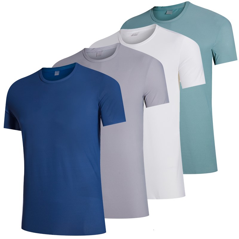 

Men's T-Shirts Quick Dry Men Running Jogging T Shirt Gym Shirt Men Summer Sportswear Running Jogging Tee Outdoor Fitness Gym Short Sleeves 230420, White