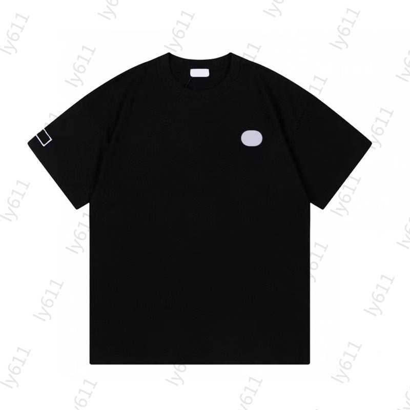 

Black Summer Mens T-shirts Clothes Spring Designer Customized Cylinder Dyed Fabric Minimalist Brand Letter Embroidery Design Round Neck Short Sleeved T-shirt, 13