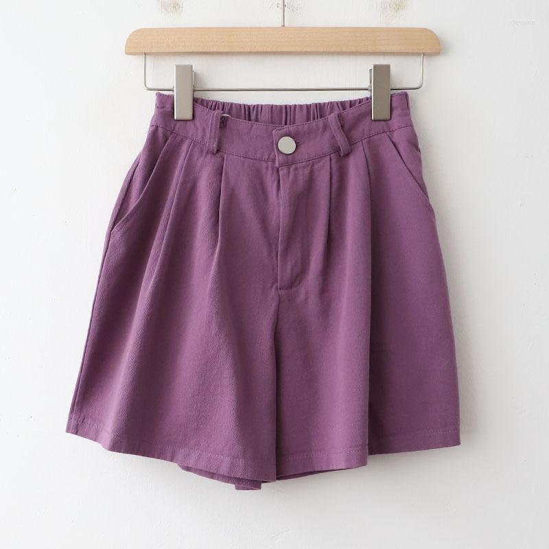 

Women' Shorts Washed Soft High Waist Casual Multicolor 2023 Summer Korean Style Solid Women Denim Loose Elastic Jean Short, Green