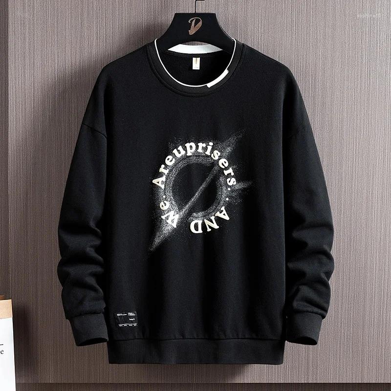 

Men's Hoodies Hip Hop Oversize 3XL Loose Skateboard Rock Sport Korea Fashion Mens Black Grey Sweatshirt For 2023 Autumn Spring, Y256 1