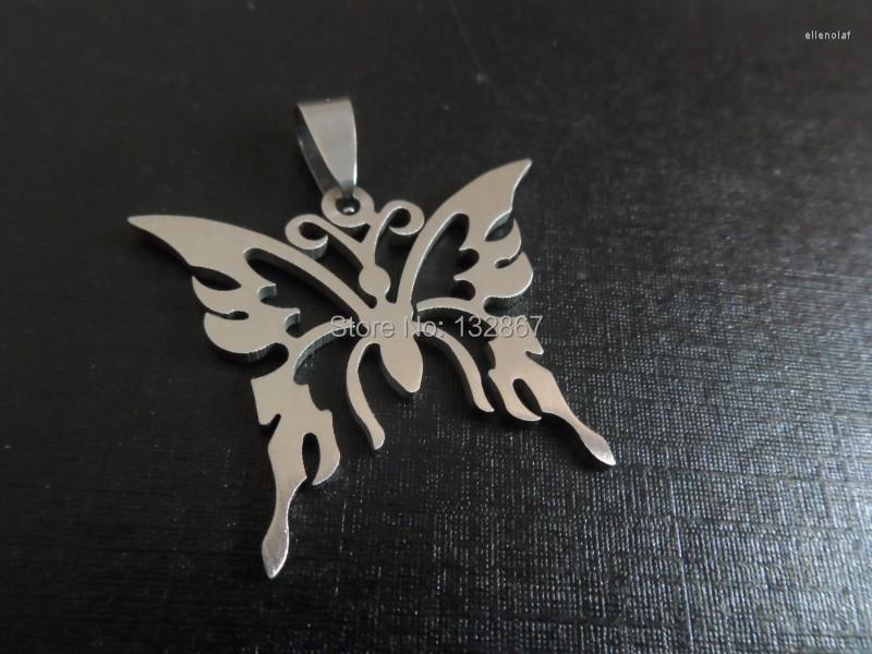 

Pendant Necklaces Lot 5pcs Beautiful Butterfly Charming Stainless Steel In Bulk