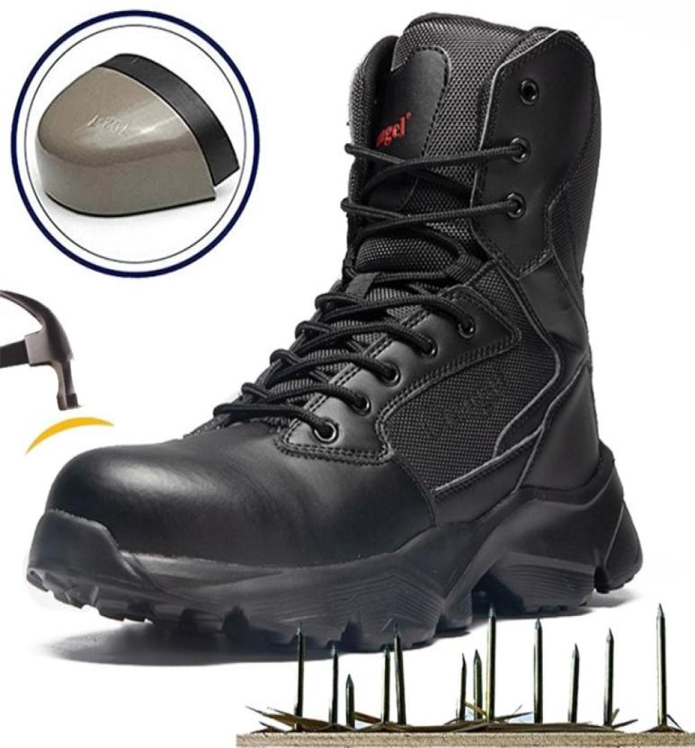 

Mens Work Safety Boots with Steel Toe Cap Waterproof Sneakers Autumn Winter Army Military Tactical Combat Boots Desert Boots 220717109212, Nude