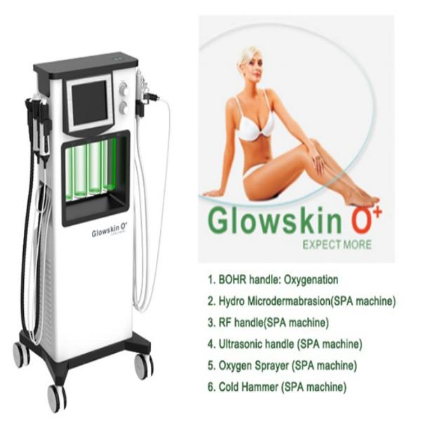 

Glowskin O+ Hydro Oxygen Machine 6 in 1 Dermabrasion Cavitation Jet Peel Spray Facial Skin Care With Anti Aging Skin Rejuvenation Deep Cleaning Beauty Instrument
