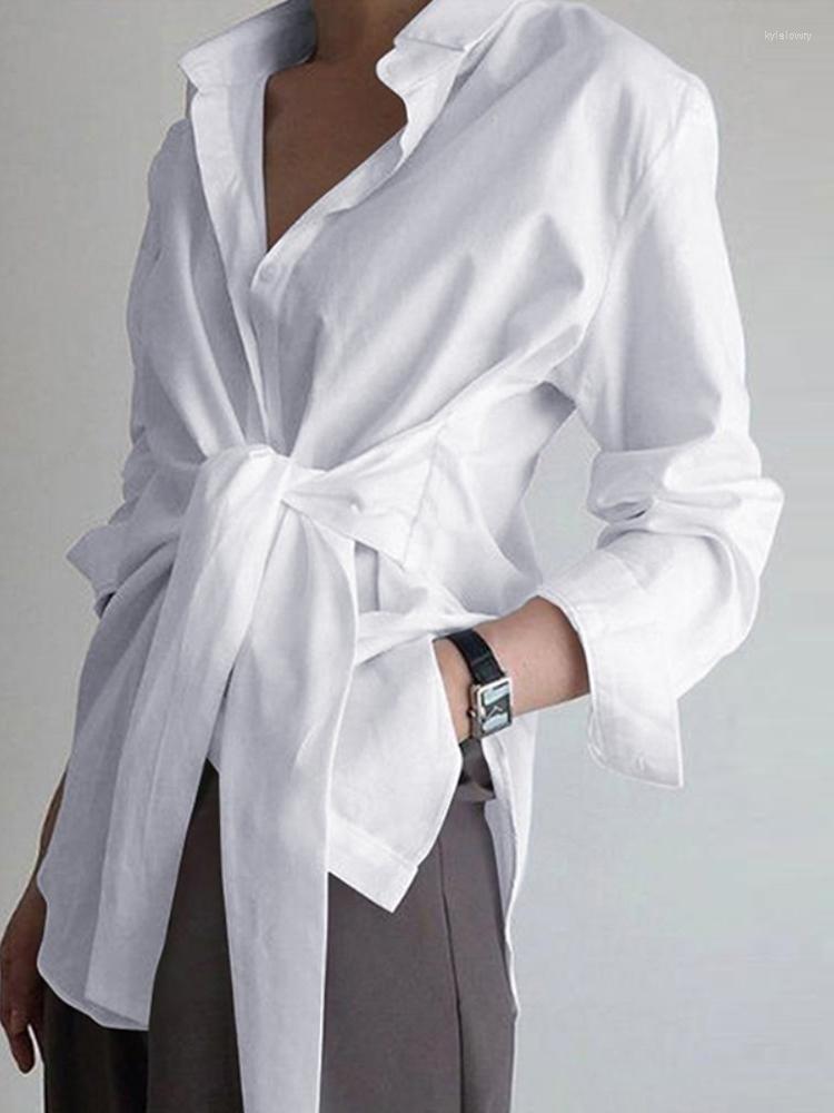 

Women' Blouses Women Long Shirt Blouse, Blue