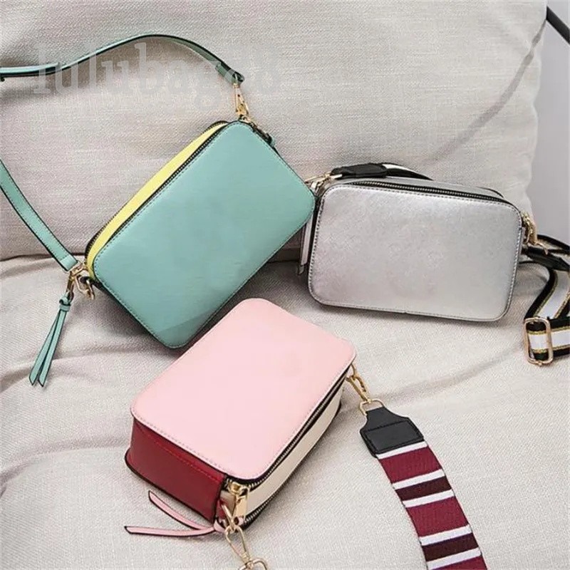 

Internal pocket snapshot mini pochette men women leather camera bag cotton lining square small bags fashion portable holiday day gift couple style C23, 3#