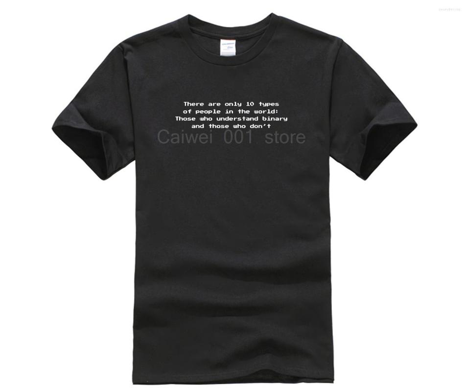 

Men' T Shirts Cotton Fashion Summer Trend 10 Types Of People Black Mens Short Sleeve Shirt, Women light grey