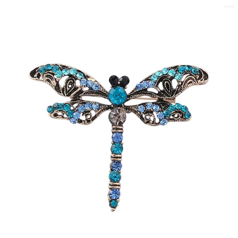 

Brooches JLH16194 Women Fashion Rhinestones Dragonfly Brooch