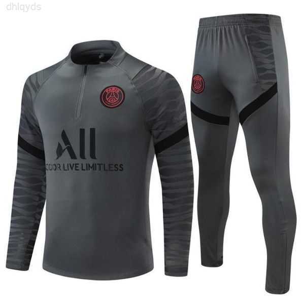 

2022 football tracksuit 2021 21/22 PSGs 2023 Classic style Paris MBAPPE Player version Training Suit Half pull Long sleeve SERGIO RAMOS VERRATTI ICARDI adu WE8D, 15