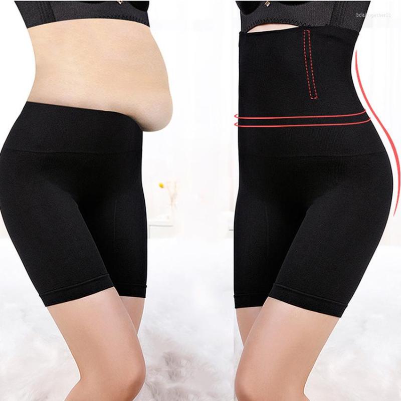 

Women's Shapers 1PC Shapewear For Women Tummy Control Shorts High Waist Panty Mid Thigh Body Shaper Bodysuit Shaping Lady, Black