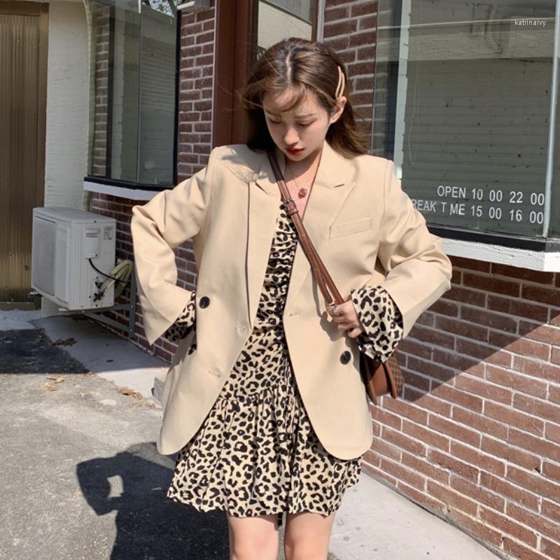 

Women' Suits Office Suit Coat Women Loose Vintage Autumn Winter Korean Casual Trend Jackets Outerwear Blazers, Jacket