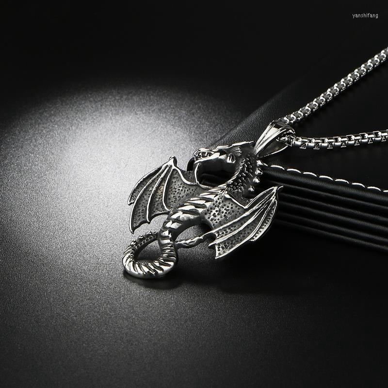 

Pendant Necklaces Animal Dragon Shape Necklace Men's Fashion Metal Accessories Party Jewelry