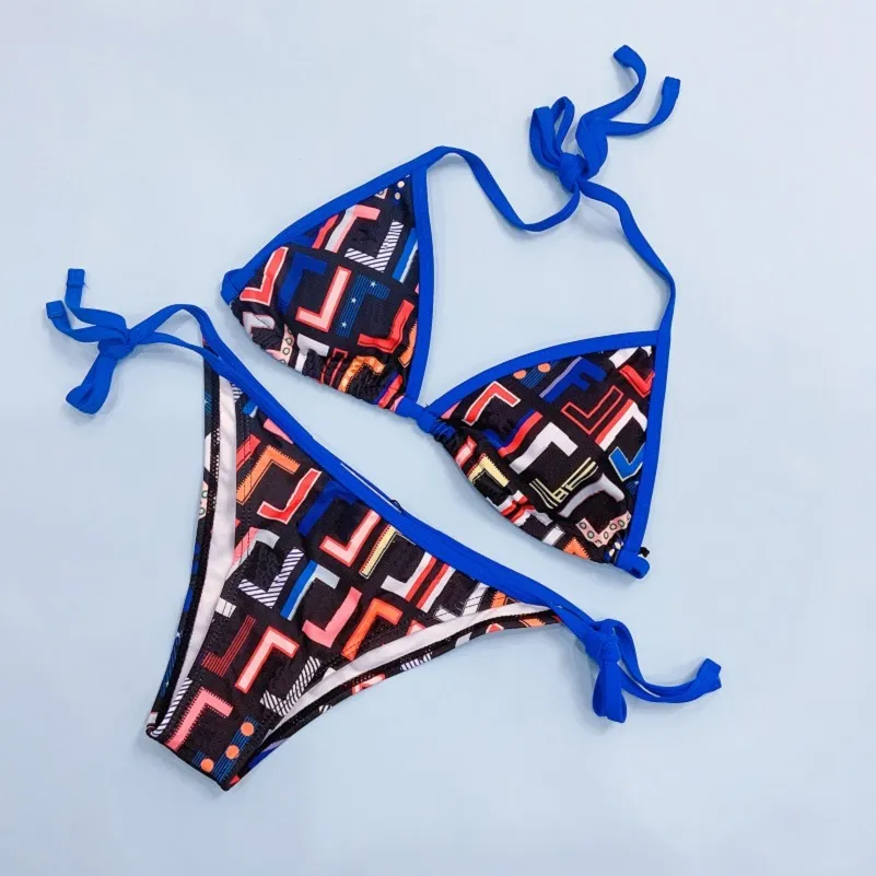 

2023 Designer Swimsuit Luxury Sexy Bikini Set Brand Letters Swimwears Ladies Backless Split Swimsuit