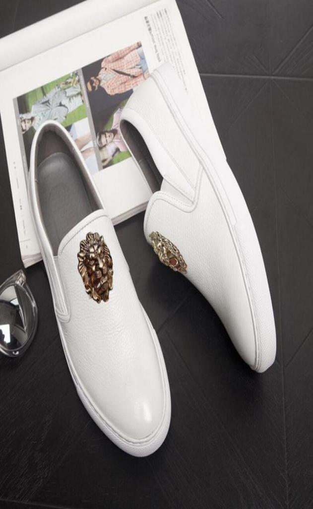 

Breathable large size men039s leather casual shoes hightop thick sole reinforced fashion board drive High quality handmade co1055448, Black