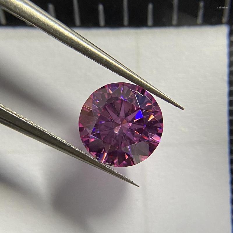 

Loose Diamonds Meisidian Est Grown Moissanite VVS1 3 Carat Round 9mm Pink Diamond For Ring Making