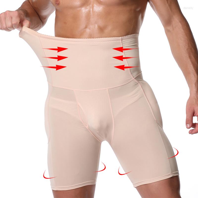 

Men' Body Shapers Hombre Compression Boxer Buttocks Faja Lift Tummy Shapewear Underwear Men Shaper Slim Padded Abdomen Slimming