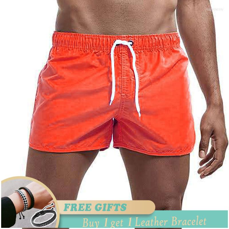 

Men's Shorts 10 Colors Men's Quick-drying Movement Surfing Breechcloth Swimwear Summer Running Short Pants Man Swimming Trunk Scanties, White