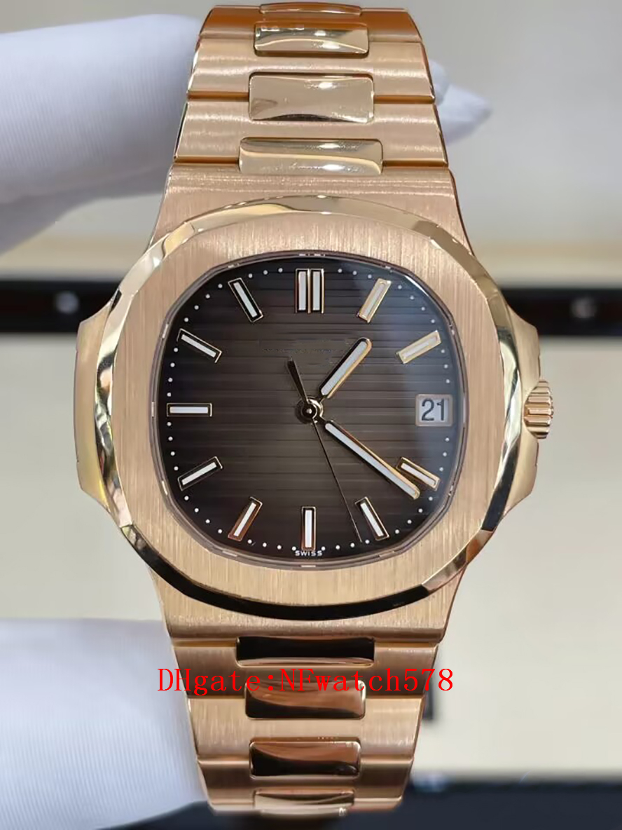 

Nautilus Automatic Mechanical Men Watch 40mm Blue Dial Sapphire Stainless Steel 5711 Glass Back Men's Wristwatches Montre De Luxe Luminous