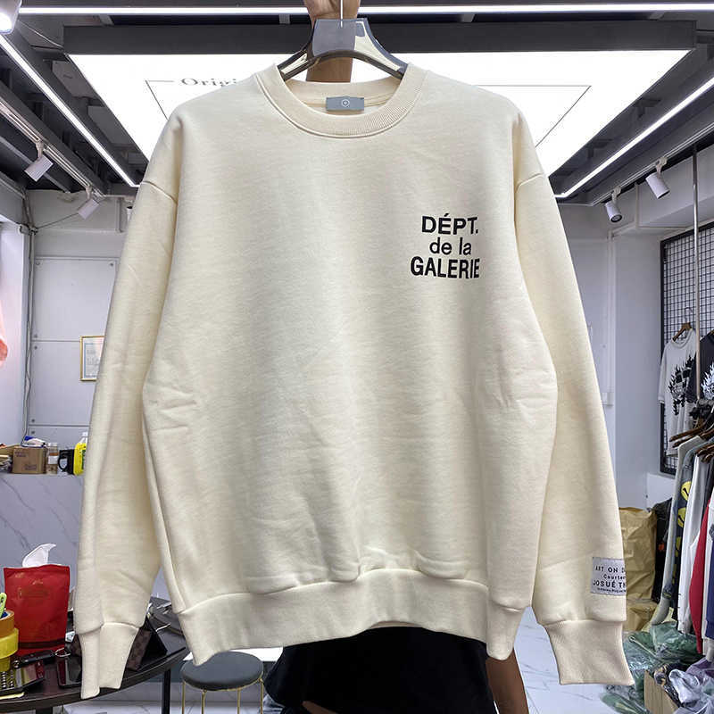 

Designer Clothing Hoodies Fashion Streetwear Galleryes Depts Letters Print Simple Ins Fall Loose Plunged Men's Hip Hop Trend brand Sweatwear Rock Sweatshirts, Shipping fee