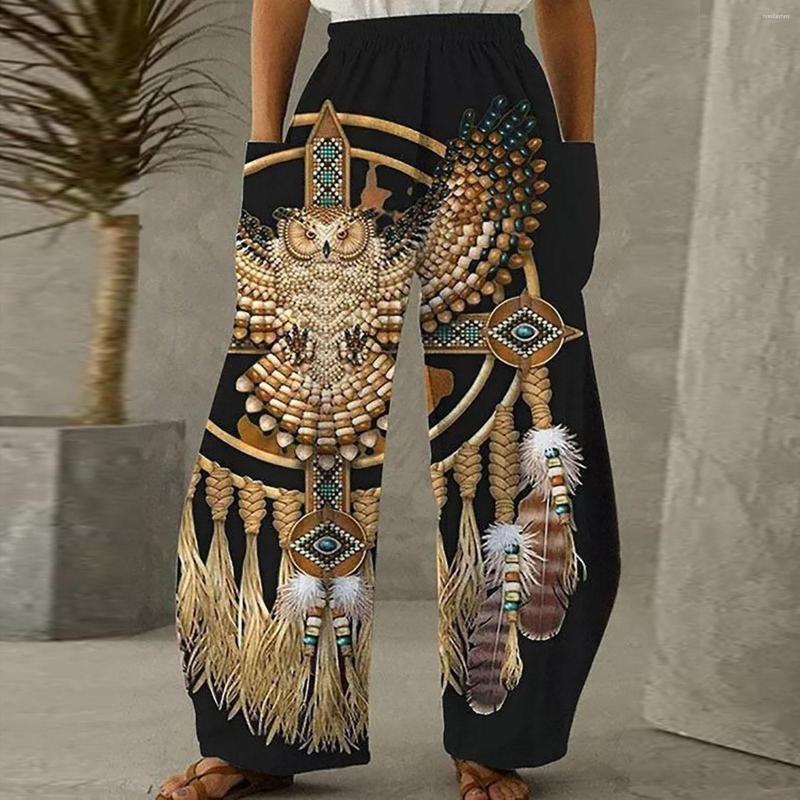 

Women' Pants Women High Waist Wide Leg Lounge Smocked Elastic Loose Comfy Casual Pajama Pockets, Khaki