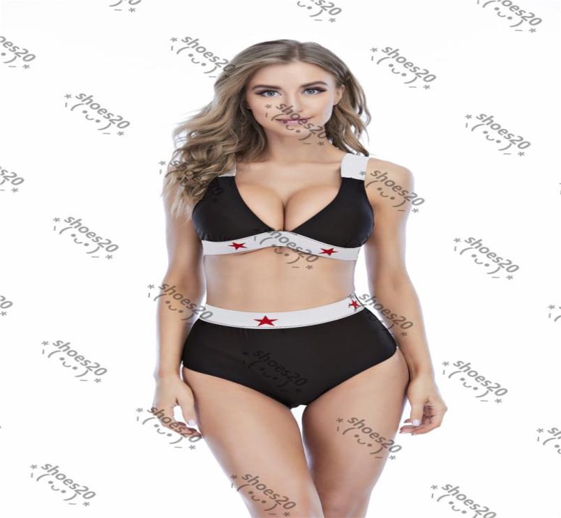 

Red Star Print Bikinis Hipster Padded Push Up Women039s Designer Swimsuits Outdoor Bandage Beach Luxury Indoor Bathing Wear2421828