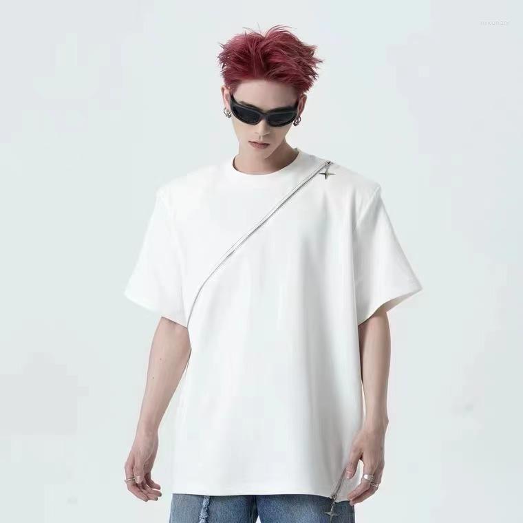 

Men's T Shirts Hj0216 Fashion Men's Tops & Tees 2023 Runway Luxury European Design Print Party Style T-Shirts Clothing, Black