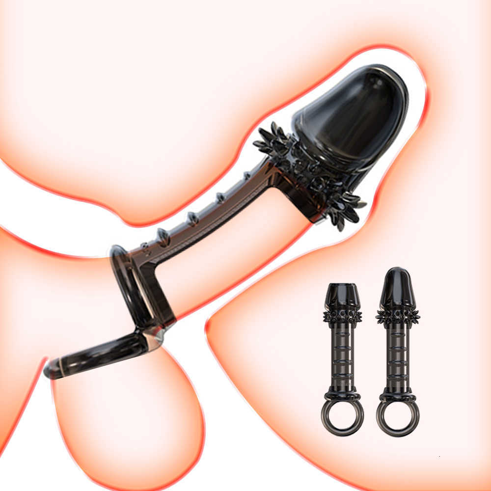 

Sex toy massagerCock Rings Delayed Ejaculation Enlargement G-spot Clitoris Stimulation Penis Sleeve Toys For Men Reusable