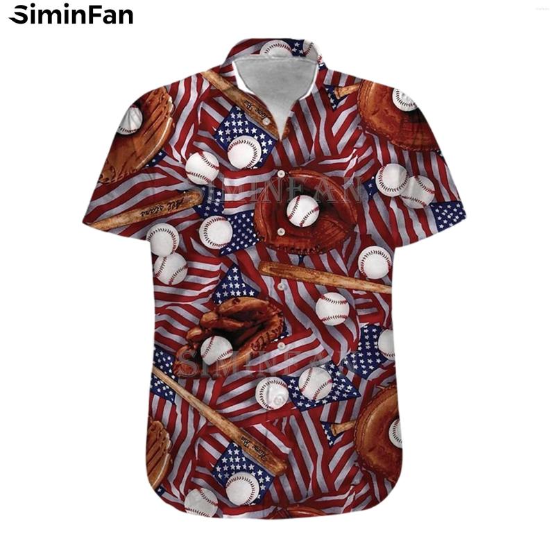 

Men's Casual Shirts AMERICA BASEBALL 3D Printed Mens Hawaiian Aloha Guayabera Luxury Camisa Holiday Summer Beach T-Shirt Short Sleeve Tee, Shirt a6-1