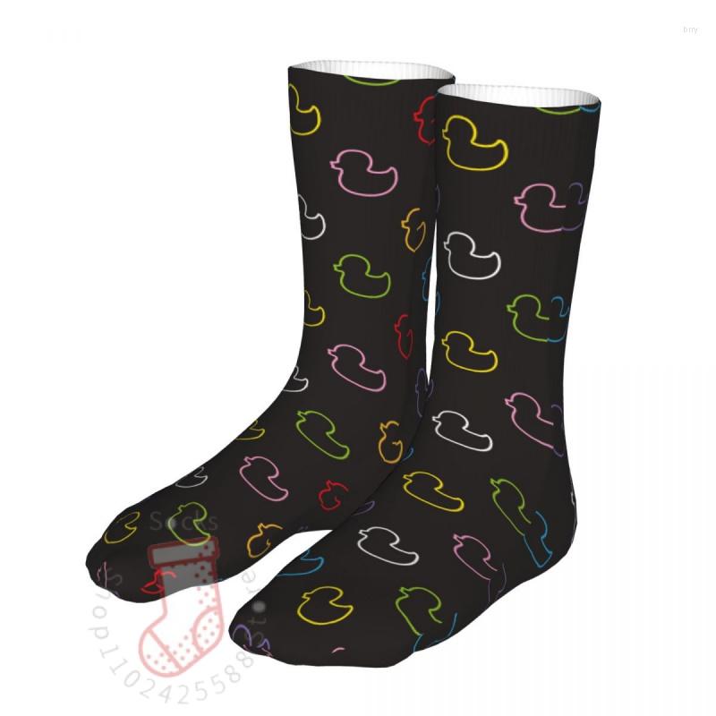 

Men's Socks Duck Men's Women's Fashion Animal Crazy All Year Long Gift, Black