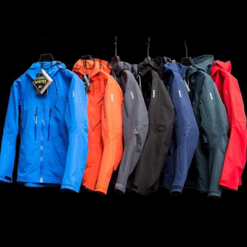 

Men' Jackets 2022 Three-Layer Outdoor Waterproof Jacket For Men Male Casual Hiking Coat Clothing, Arc orange
