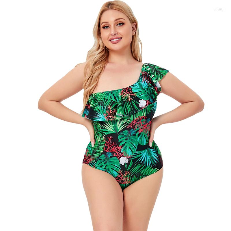 

Women's Swimwear 2023 Sexy One Shouder Bandage Swimsuit Women Plus Size Bodysuit Female Swimming Bathing Suit Piece, Picture shown