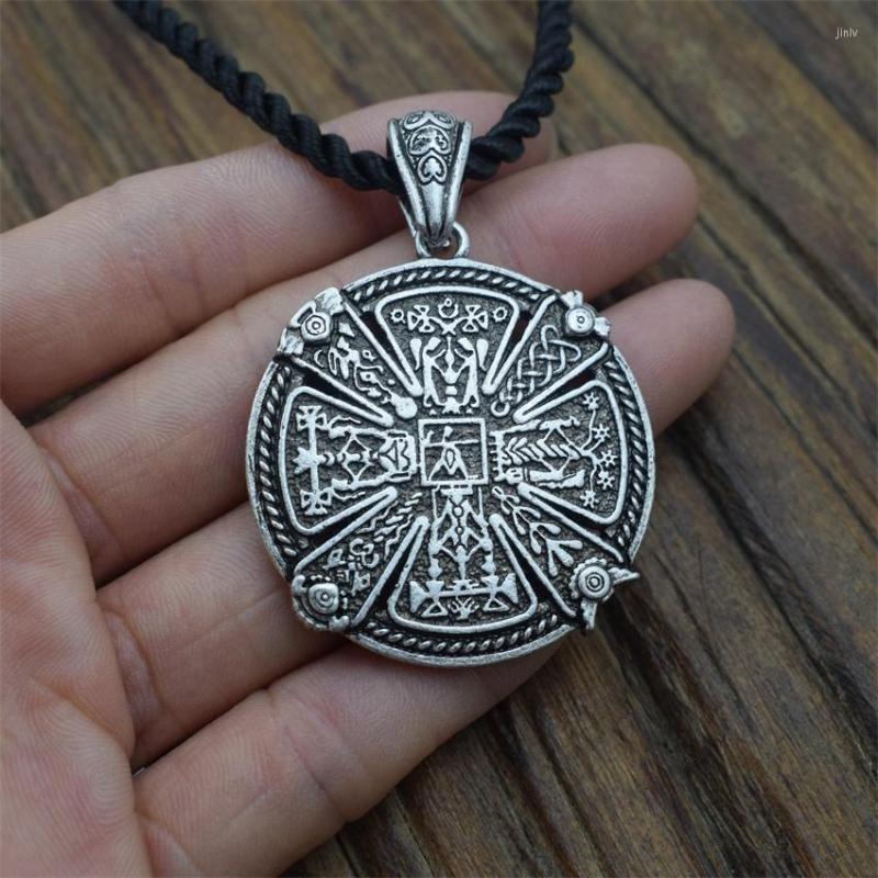 

Chains Mysticism Double Side Viking Rune Pendant Necklace Witchy Witchcraft Jewelry