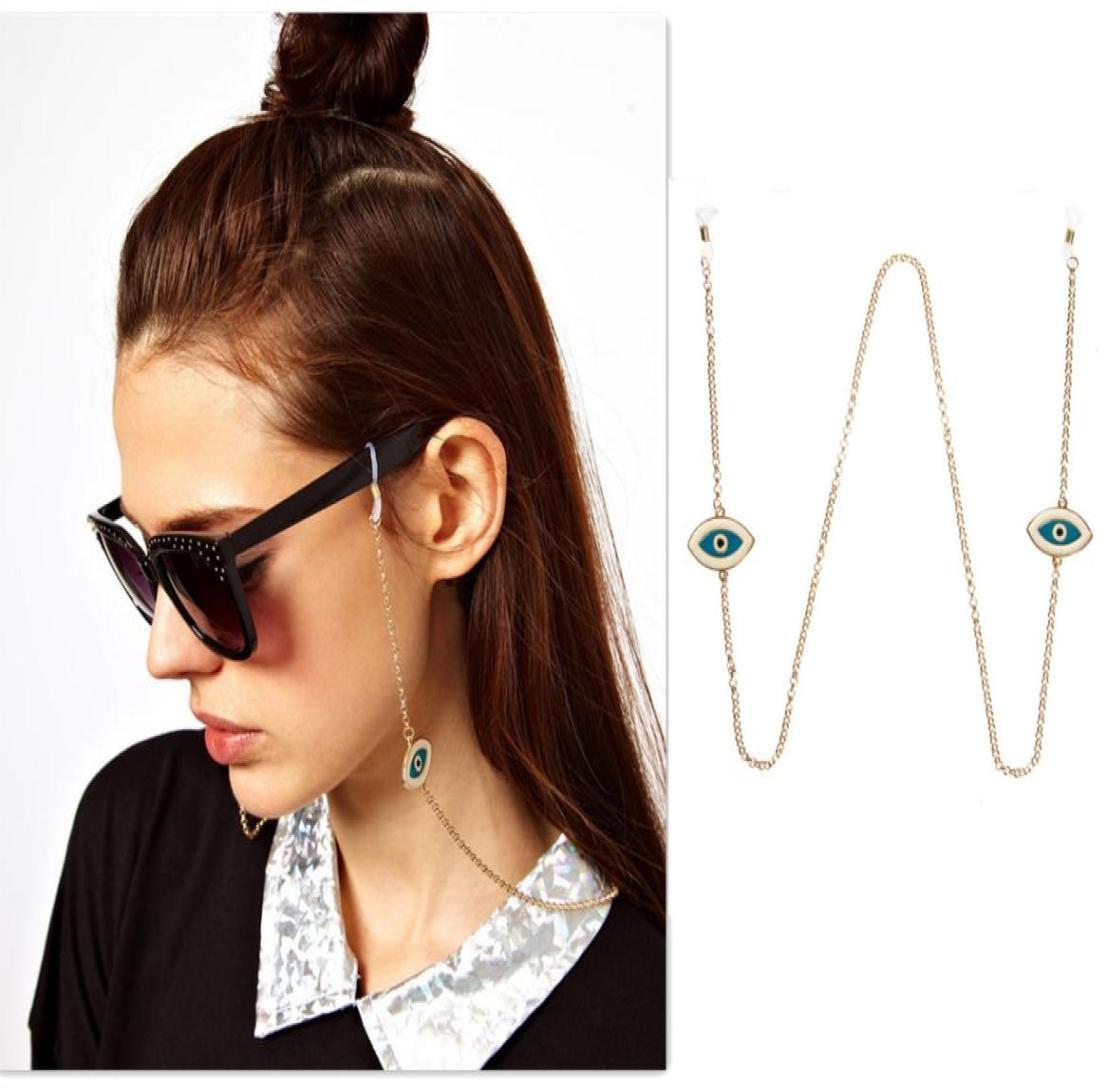 

10PcsLot Metal Golden Cross Glasses Chains Eyeglasses Cords Bird Fox Cross Sunglasses Lanyard Chain 3979468