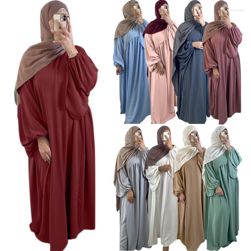 

Ethnic Clothing Ramadan Eid Mubarak Prayer Clothes Kaftan African Dresses For Women Abaya Dubai Arabic Turkey Islam Muslim Maxi Dress Robe
