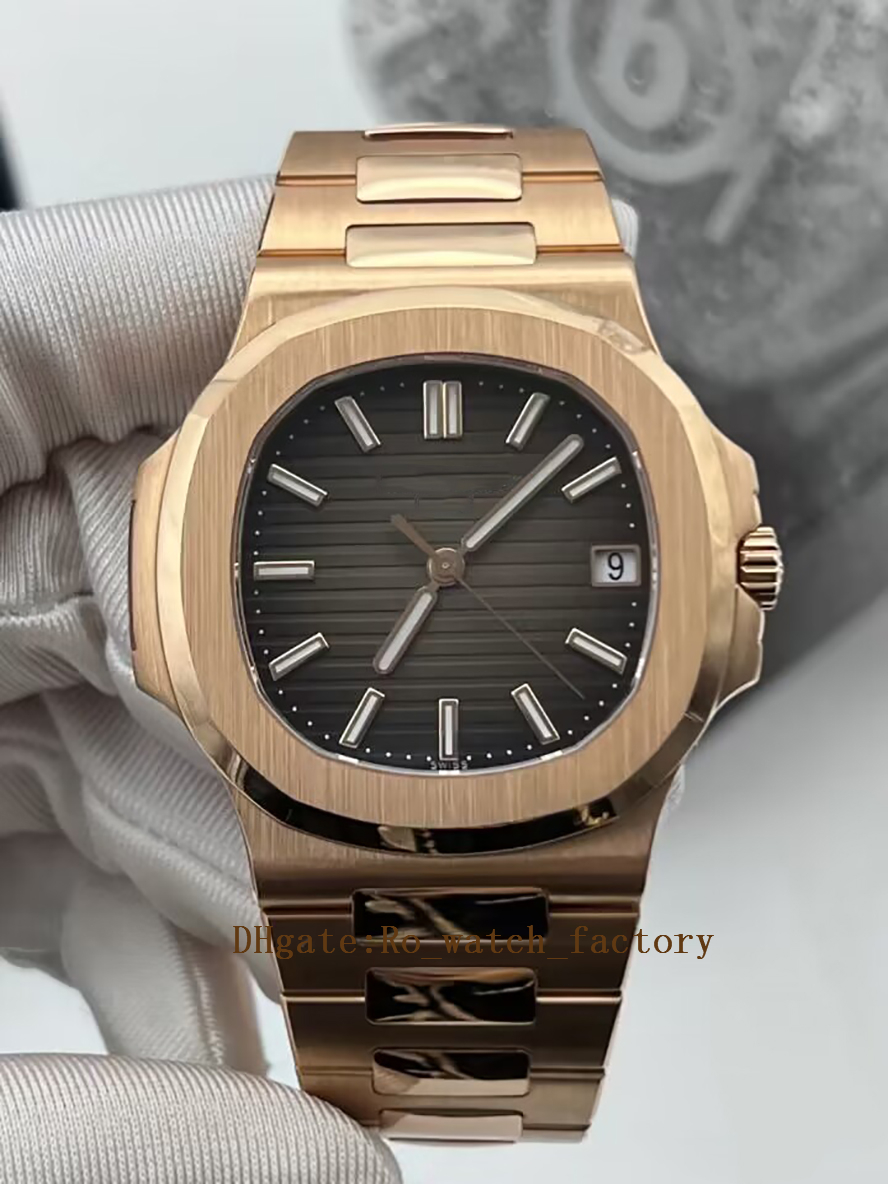 

New Nautilus Waterproof Watch Automatic Watches 5711 Silver Strap Blue Stainless Mens Mechanical Montre De Luxe Wristwatch