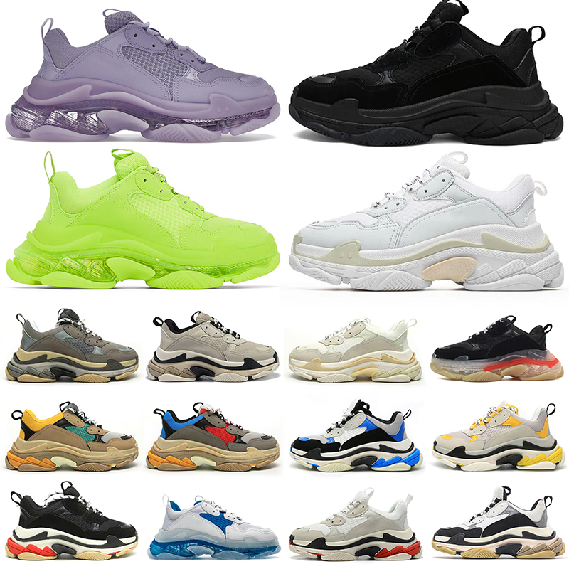 

Designer triple s casual shoes Men Women hot Black White light Yellow Blue Red Pink Grey Mens Womens Outdoor Platform Trainers Walking Jogging sneakers, #20