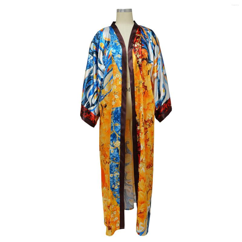 

Women's Swimwear Summer Holiday Beach Wear Cover Up Sweet Lady Boho Cardigan Stitch Colorful Sexy Long Sleeve Kimono Kaftan, 02