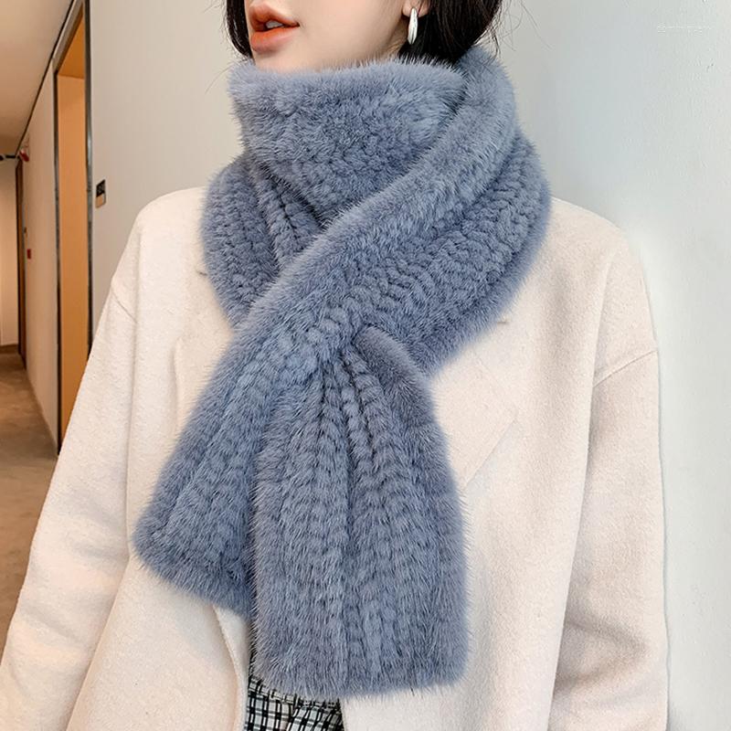 

Scarves 2023 Real Knitted Women's Winter Warm Scarf Wraps Russia Neck Warmer Fashion Luxury Mufflers 170cm