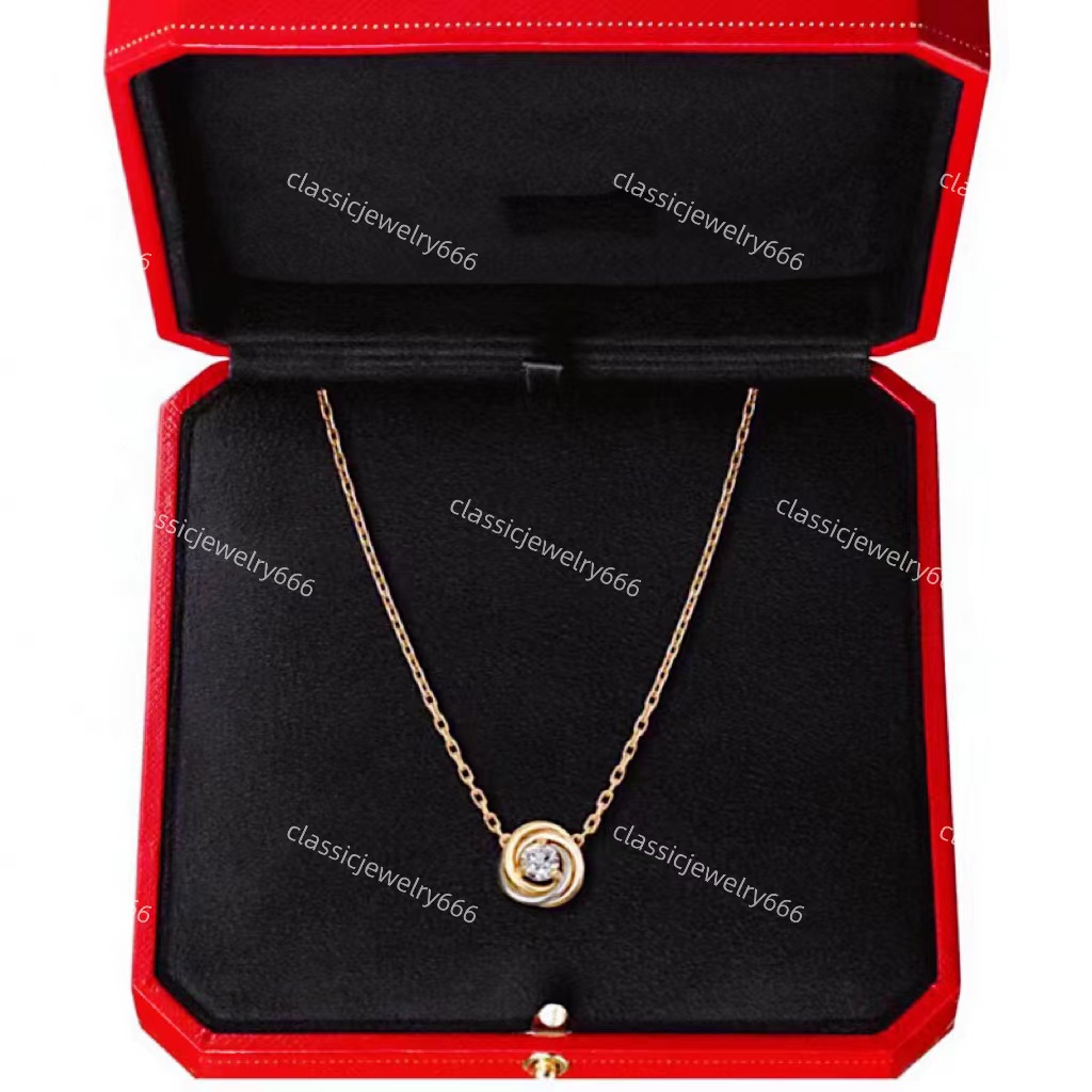 

Classic Women's Earrings, Necklace Set, Fashion Designer Brand Pendant, High Quality European and American 18K Gold Jewelry with Box