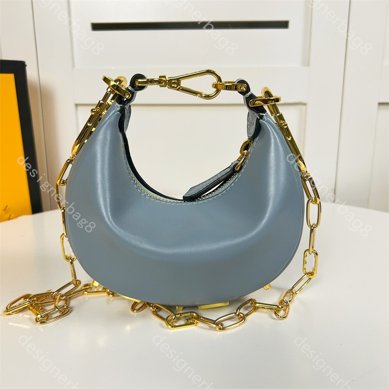 

Fashion Designer bag Half moon bag Should bag Brand Metal square chain mini crossbody bag Large metal logo handbag 2023 Fashion Summer bag for women Elegant clutch bag, Make up the difference