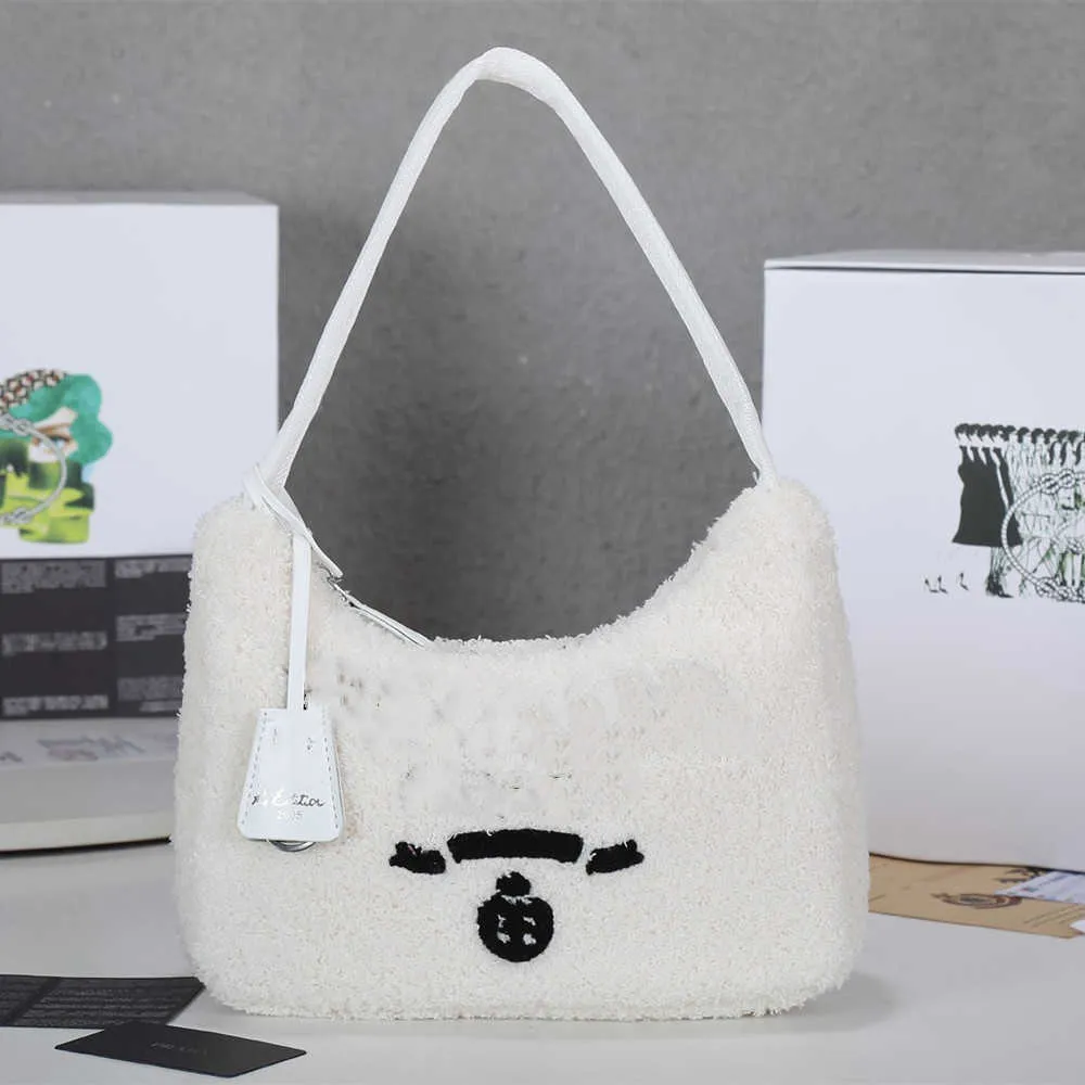 

2023 New Luxury Fashion Shoulder Bags Re-Edition Handbag Messenger Soft Terry Fabric women Mini Totes
